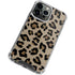Leopard Print iPhone 14 Pro Clear Case